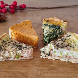 PACK 4 PORCIONES QUICHES VARIADOS